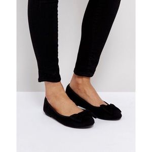 ASOS Truffle Collection Bow Ballerina Pumps